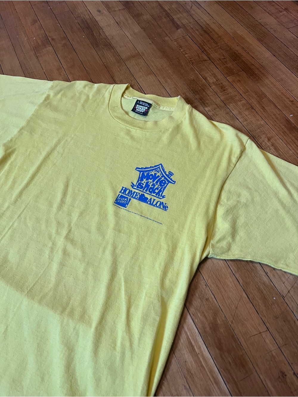 Vintage 1991 Home Alone Movie T Shirt Fox Video Promo